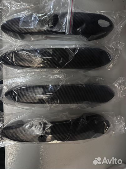 Накладки под карбон на ручки дверей g05 g06