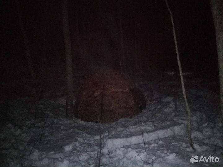 Походная баня уп-2 + раскладушки + тёплый пол