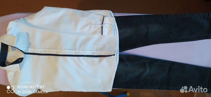 Комплект рубашка-джинсы