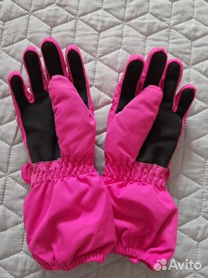 Перчатки зимние розовые Lassie 4