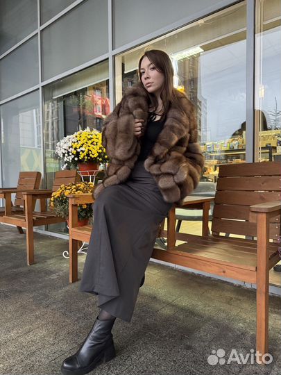 Шуба из баргузинского соболя
