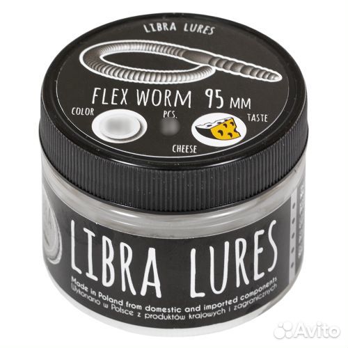 Силиконовая приманка Libra Lures Flex Worm 95 020