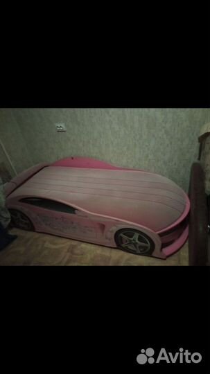 Кровать машинка бу для девочки