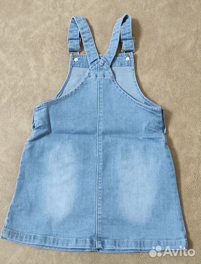 Джинсовый сарафан 98-104