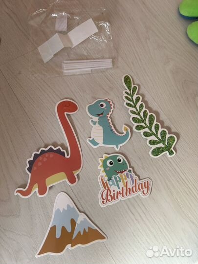 Украшение на год, для торта, растяжка, шарик годик