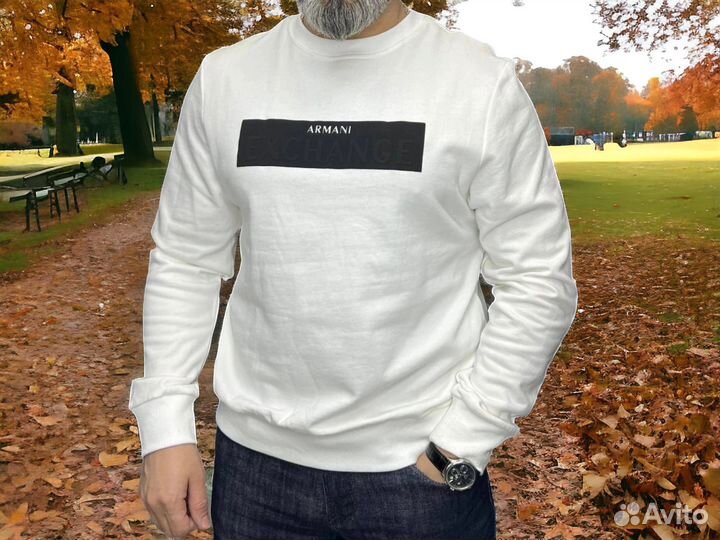 Свитшот мужской на осень Armani exchange