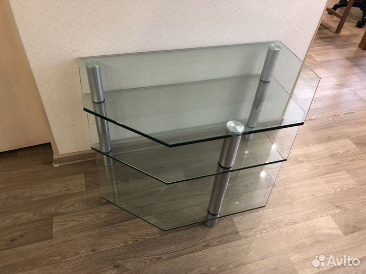 Стеклянная тумба, стеклянный стол