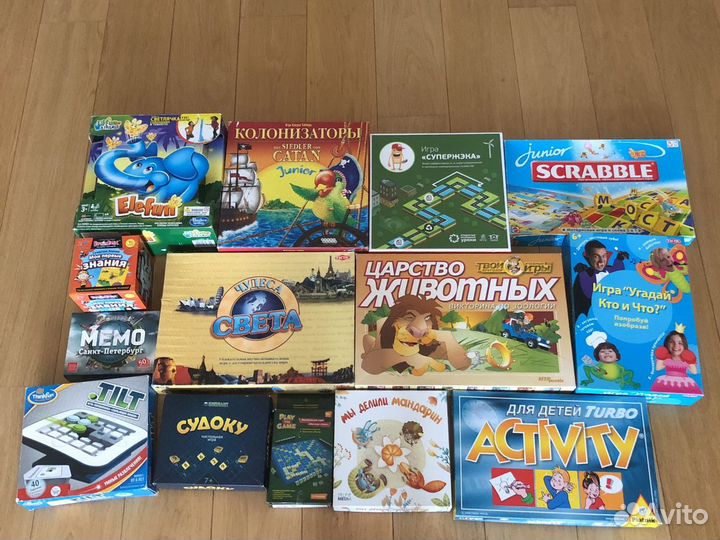 Разные семейные настольные игры