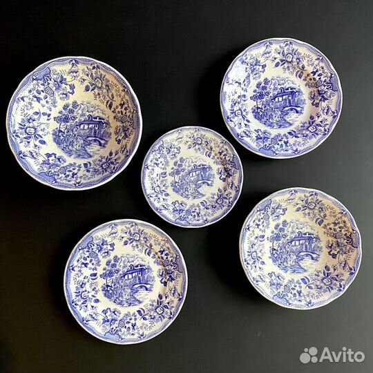 Винтажные тарелки Promogros English Style