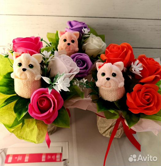 Букет из мыла