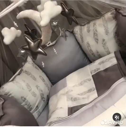 Бортики в кроватку