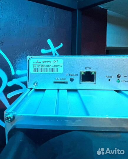 Асик Antminer s19 pro 104th