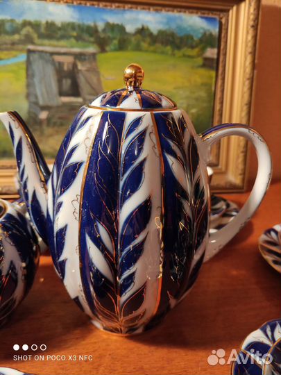 Сервиз кофейный лфз Зимний вечер