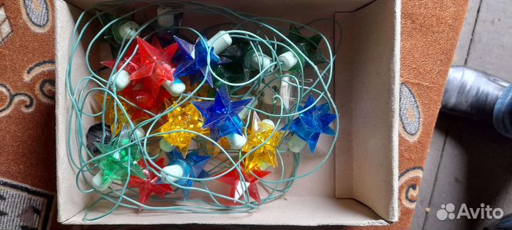 Елочная гирлянда СССР