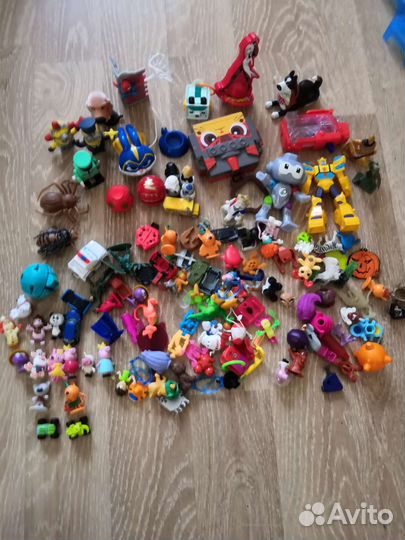 Игрушки из макдональдса и киндера