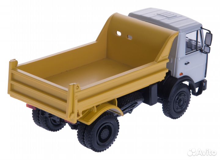 Маз-5551 самосвал (1991-1997), серый / жёлтый Н704