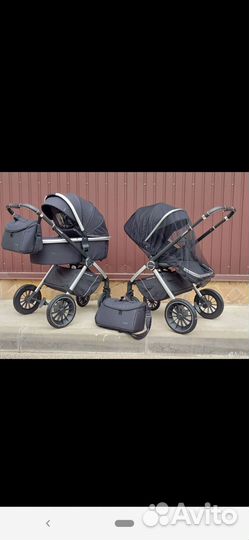 Новая модульная коляска Luxmom 750 3 блока