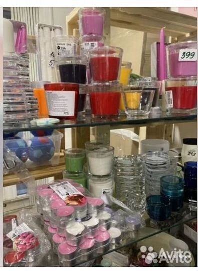 Стаканы Свечи Арома.Икеа.Оригинальные