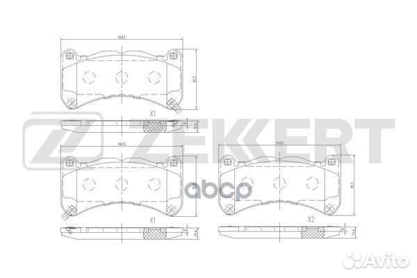 Колодки торм. диск. передн. Lexus IS (E2 ) 02