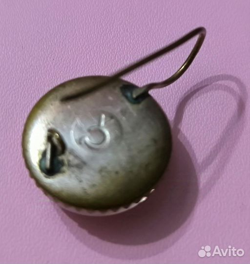 Серьги винтаж Чехословакия