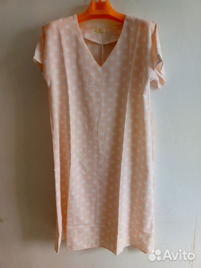 Новое платье в горошек летнее 46-48 размер