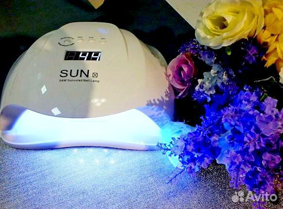 Набор для маникюра лампа SUN 54W+аппарат 80W 50тыс