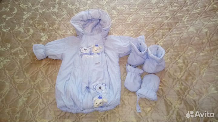 Комбинезон-трансформен для мальчика