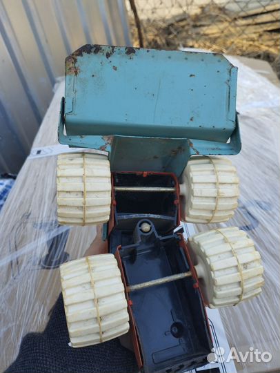 Игрушка СССР трактор бульдозер