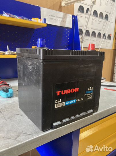 Аккумулятор 60 Tubor Азия