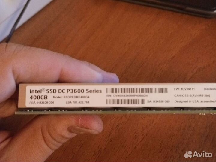 Intel SSD P3600 400GB
