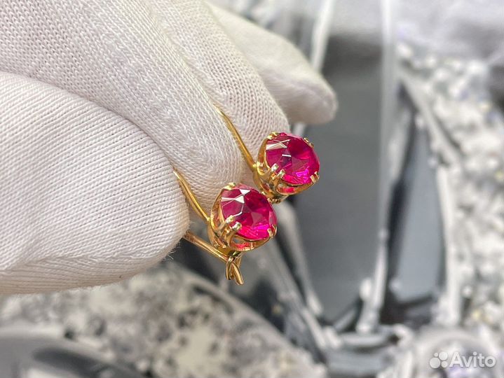 Золотые серьги СССР