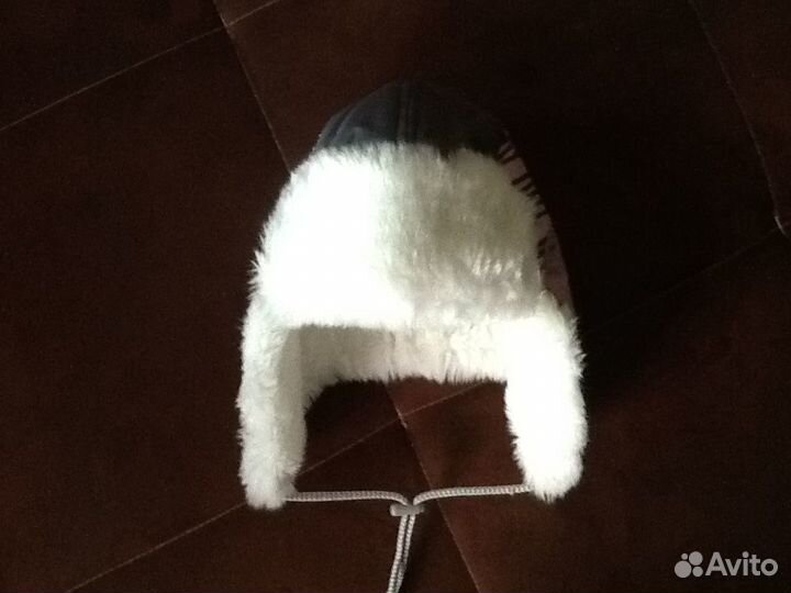 Шапка зимняя для девочки р.48-50 + манишка