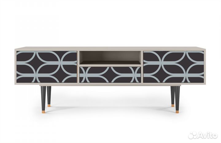 Тв-тумба T6 - Сатин - Braided Blue