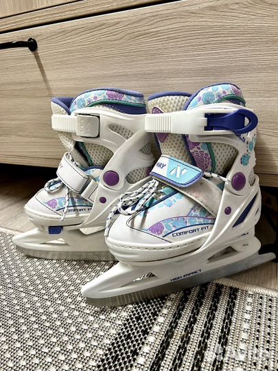 Коньки детские раздвижные 26-31 размер