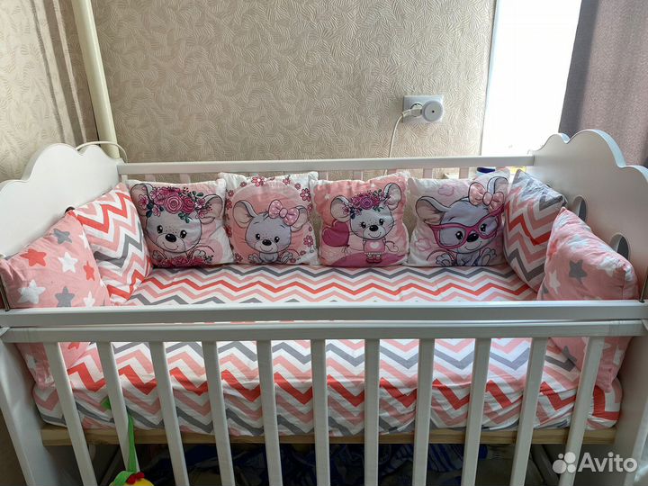 Бортики в кроватку