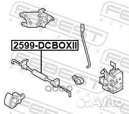 Трос внешней ручки замка двери citroen jumper I