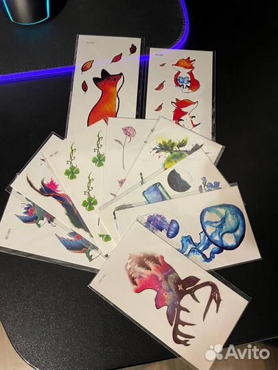 Переводные тату, временные тату