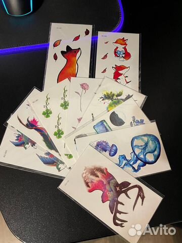 Переводные тату, временные тату