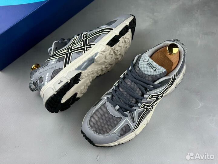 Кроссовки asics gel мужские серые