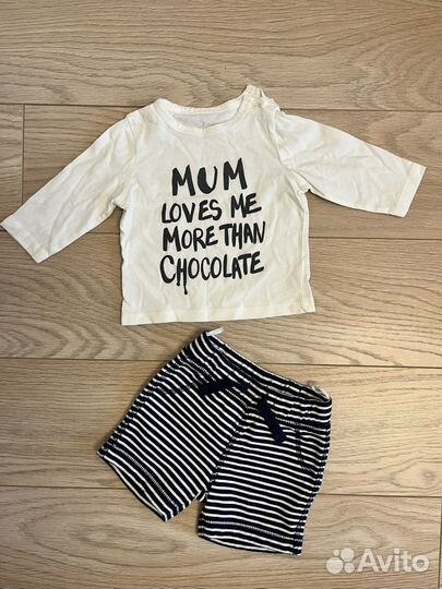 Комплект футболки и шорты 74