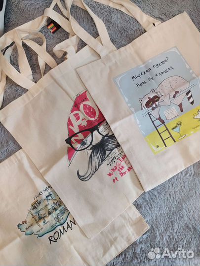 Сумка шоппер тканевая