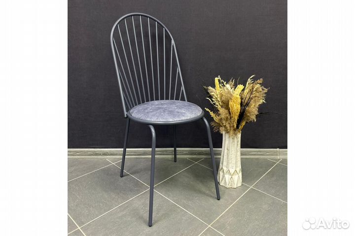 Альтаир-1 тип 1 Стул Графит/Велюр Серый