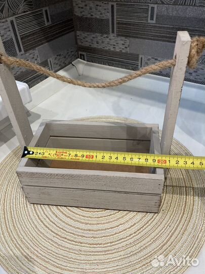 Корзинка деревянная для цветов