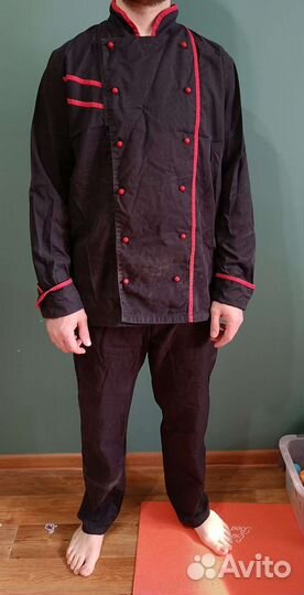 Форма для повара сушиста пиццамейкер мужская 44 46