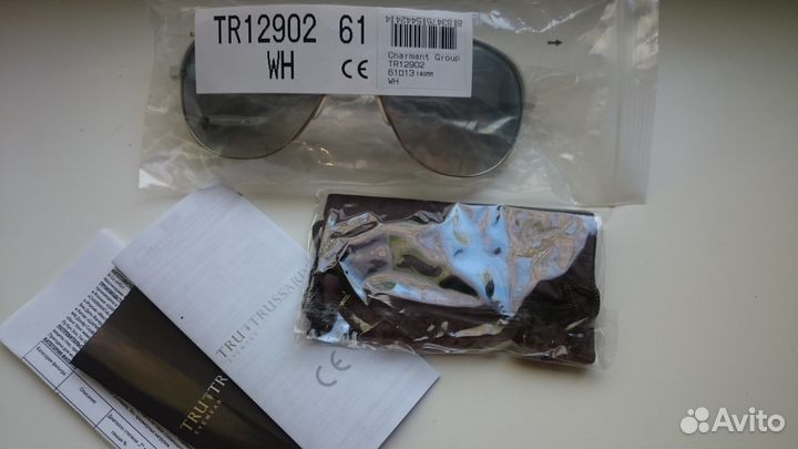 Солн. очки Trussardi. Новые, оригинал, док-ты. Уни