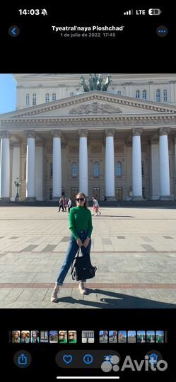 Водолазка женская зеленая