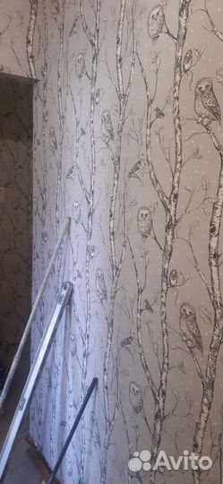 Поклейка обоев и малярные работы