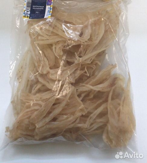 Щупальца кальмара сушеная