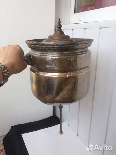 Старинный рукомойник, умывальник Латунь 5 литров