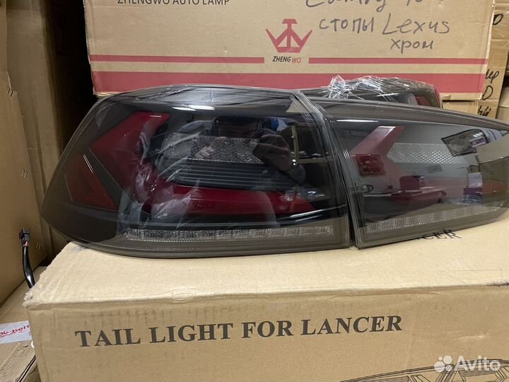 Mitsubishi lancer X Тюнинг LED Стоп сигналы F8EQ3